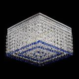 Люстра Квадрат Венеция №3 синяя в Сочи