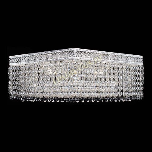 Люстра Квадрат Венеция №5 черная в Сочи Гусь Хрустальный