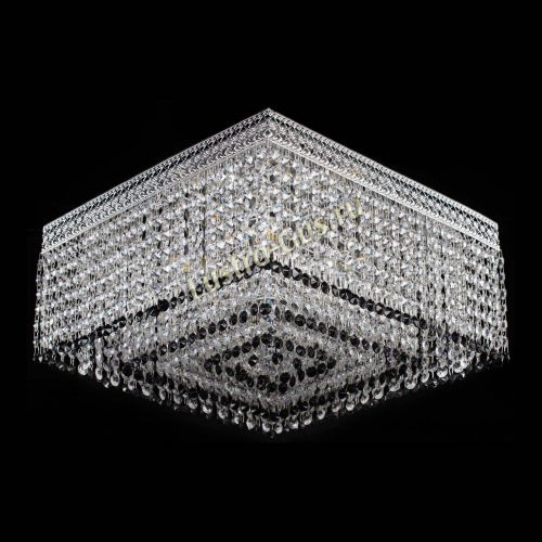 Люстра Квадрат Венеция №5 черная в Сочи Гусь Хрустальный