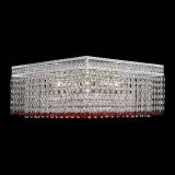 Люстра Квадрат Венеция №5 красная в Сочи Люстра Квадрат Венеция №5 красная в Сочи