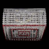 Люстра Квадрат Венеция №5 красная в Сочи Люстра Квадрат Венеция №5 красная в Сочи