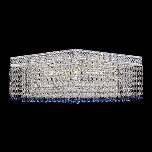 Люстра Квадрат Венеция №5 синяя в Сочи Гусь Хрустальный