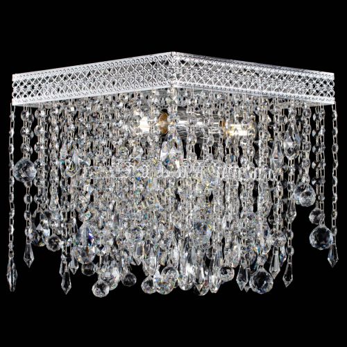 Люстра Квадрат Венеция капель №3 в Сочи Гусь Хрустальный