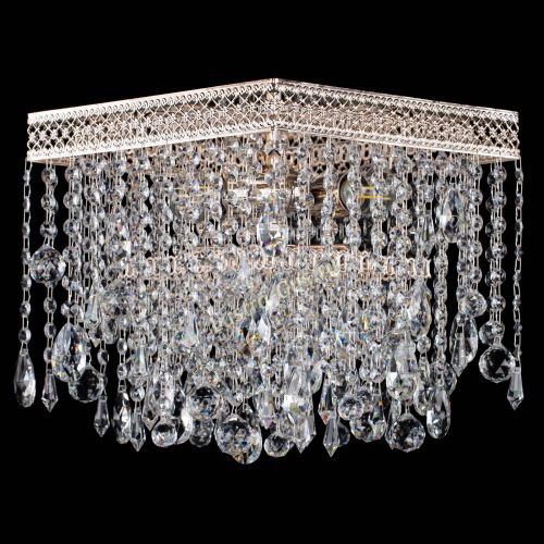 Люстра Квадрат Венеция капель №3 в Сочи Гусь Хрустальный