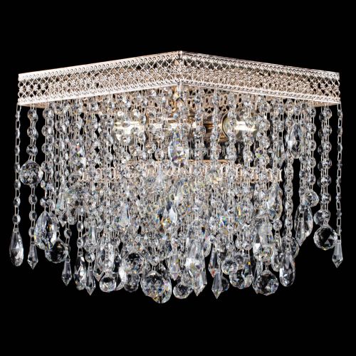 Люстра Квадрат Венеция капель №3 в Сочи Гусь Хрустальный