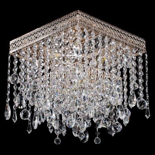 Люстра Квадрат Венеция капель №3 в Сочи Гусь Хрустальный