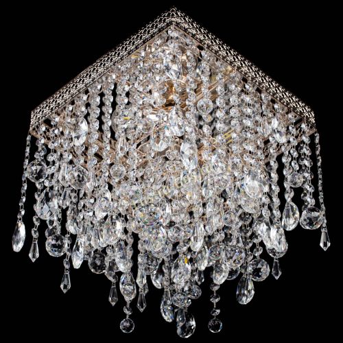 Люстра Квадрат Венеция капель №3 в Сочи Гусь Хрустальный