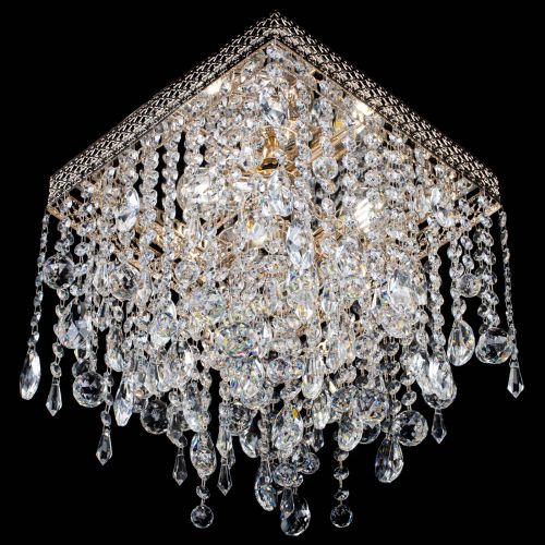Люстра Квадрат Венеция капель №3 в Сочи Гусь Хрустальный