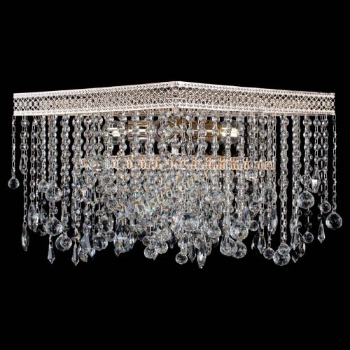 Люстра Квадрат Венеция капель №5 в Сочи Гусь Хрустальный