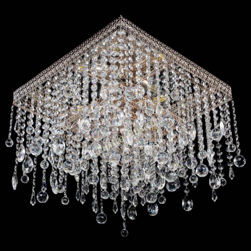 Люстра Квадрат Венеция капель №5 в Сочи Гусь Хрустальный