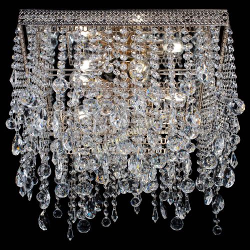 Люстра Квадрат Венеция капель №5 в Сочи Гусь Хрустальный