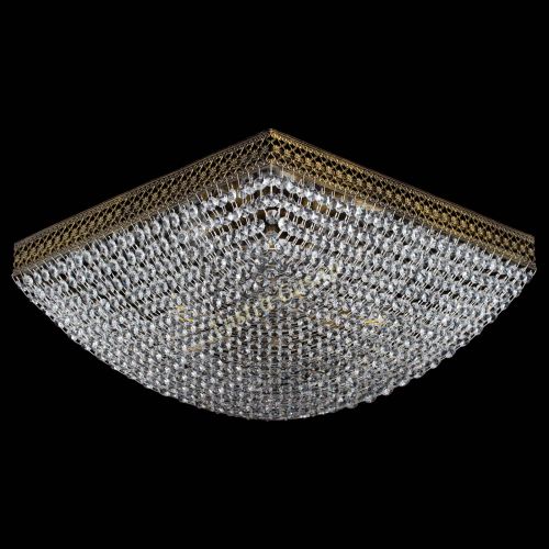 Люстра Квадрат Венеция сетка №3 под бронзу в Сочи Гусь Хрустальный