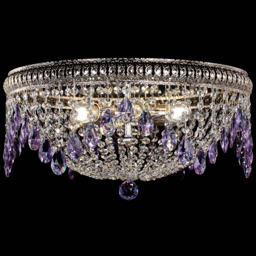 Люстра Лацио №5 журавлик фиолетовая в Сочи Гусь Хрустальный