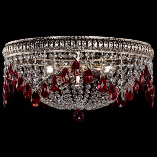 Люстра Лацио №5 журавлик красная в Сочи Гусь Хрустальный