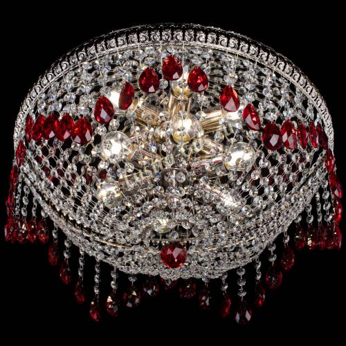 Люстра Лацио №5 журавлик красная в Сочи Гусь Хрустальный