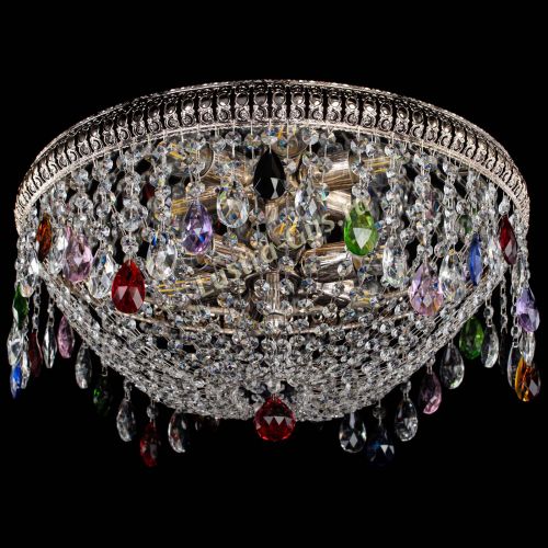 Люстра Лацио №5 журавлик разноцветная в Сочи Гусь Хрустальный