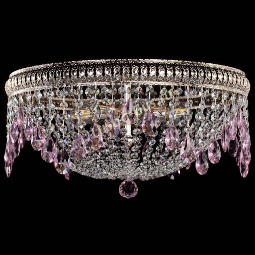 Люстра Лацио №5 журавлик розовая в Сочи Гусь Хрустальный