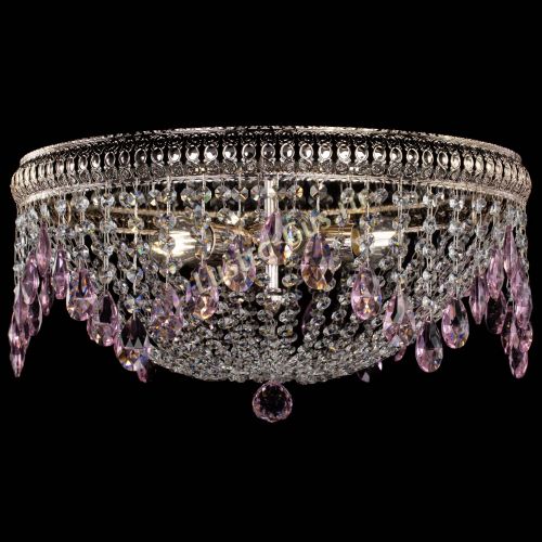 Люстра Лацио №5 журавлик розовая в Сочи Гусь Хрустальный