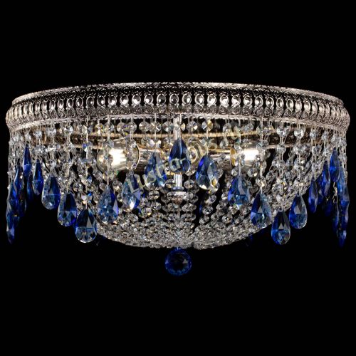 Люстра Лацио №5 журавлик синяя в Сочи Гусь Хрустальный