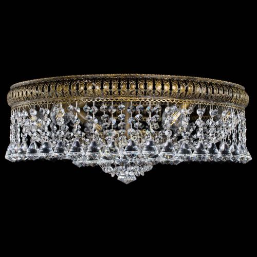 Люстра Лацио Капель Конусы под бронзу в Сочи Гусь Хрустальный