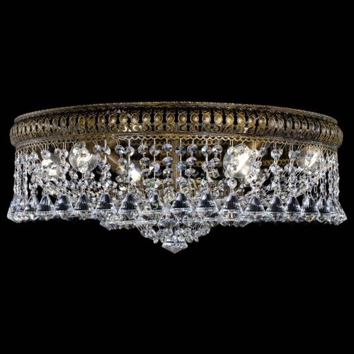 Люстра Лацио Капель Конусы под бронзу в Сочи Гусь Хрустальный