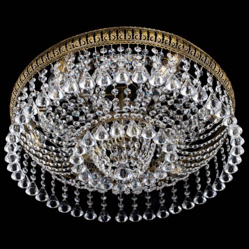 Люстра Лацио Капель Конусы под бронзу в Сочи Гусь Хрустальный