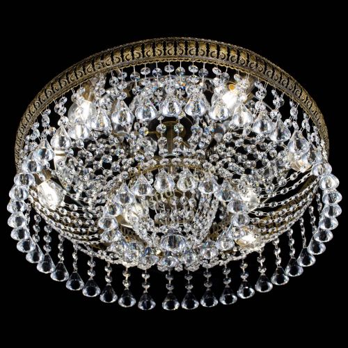 Люстра Лацио Капель Конусы под бронзу в Сочи Гусь Хрустальный