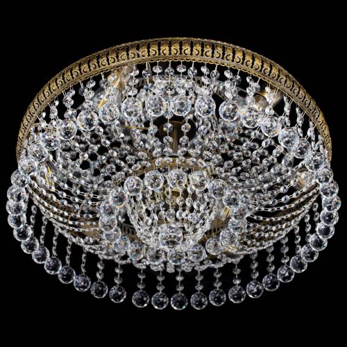 Люстра Лацио Капель шары под бронзу в Сочи Гусь Хрустальный