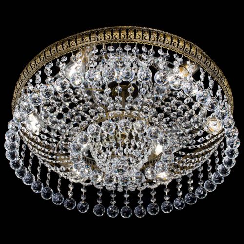 Люстра Лацио Капель шары под бронзу в Сочи Гусь Хрустальный