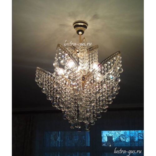 Люстра Лилия № 2 шар в Сочи Гусь Хрустальный
