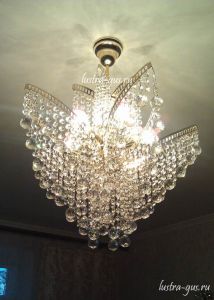 Люстра Лилия № 2 шар в Сочи отзыв и фото покупателя