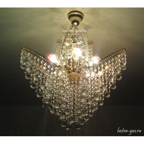 Люстра Лилия № 2 шар в Сочи Гусь Хрустальный