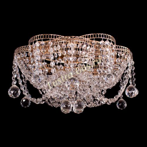 Люстра Лотос №2 шар в Сочи Гусь Хрустальный