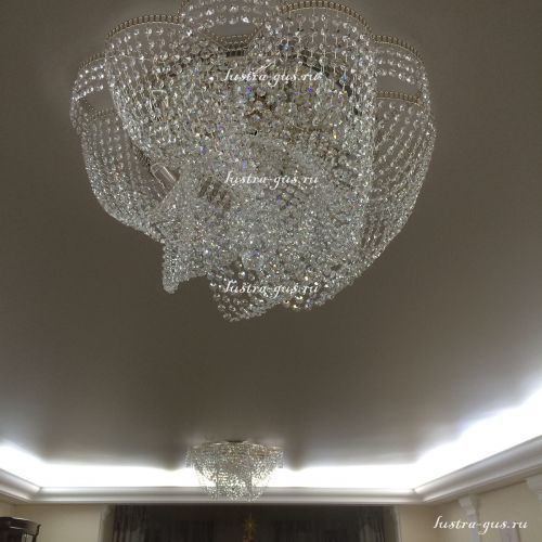 Люстра Лотос Василиса 6 ламп в Сочи Гусь Хрустальный