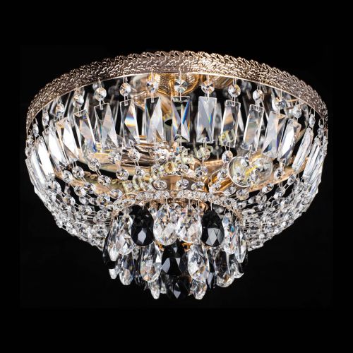 Люстра Милан Астра №3 черная в Сочи Гусь Хрустальный