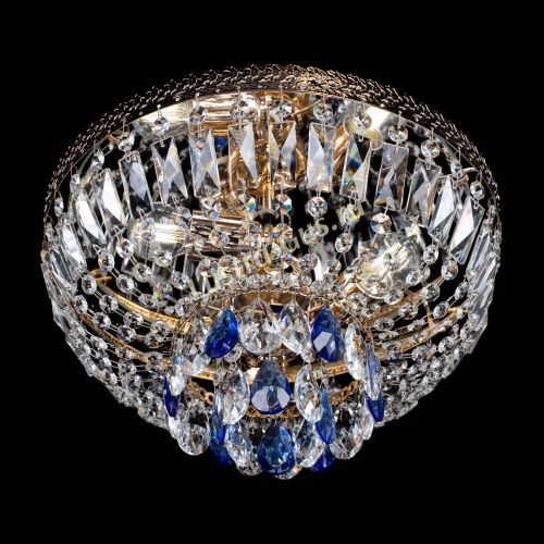 Люстра Милан Астра №3 синяя в Сочи Гусь Хрустальный