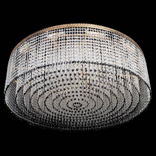 Люстра Милан капель №12 черная в Сочи Гусь Хрустальный