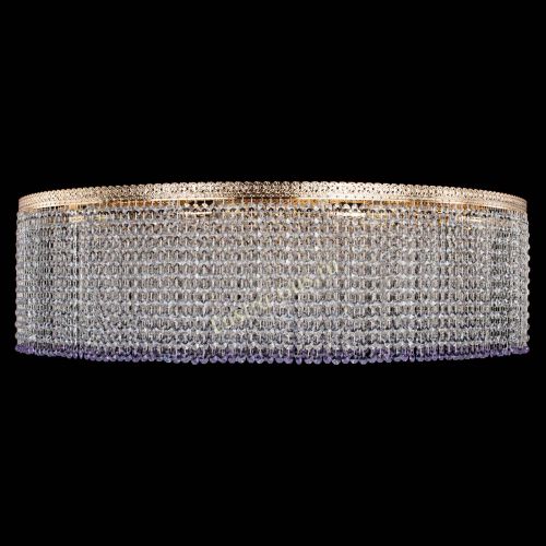 Люстра Милан капель №12 фиолетовая в Сочи Гусь Хрустальный