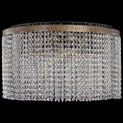 Люстра Милан капель оптикон под бронзу с зеркалом в Сочи Гусь Хрустальный