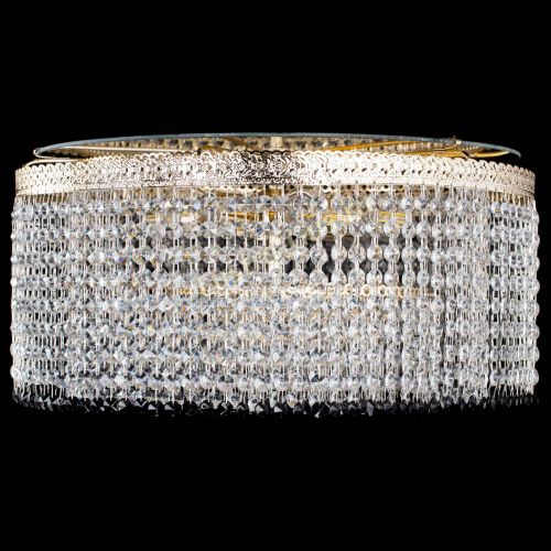 Люстра Милан капель оптикон Черная в Сочи Гусь Хрустальный