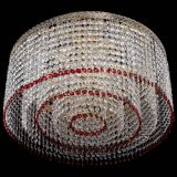 Люстра Милан капель оптикон Красная в Сочи Люстра Милан капель оптикон Красная в Сочи