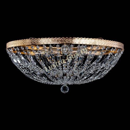 Люстра Милан Купол с пластинками №6 в Сочи Гусь Хрустальный