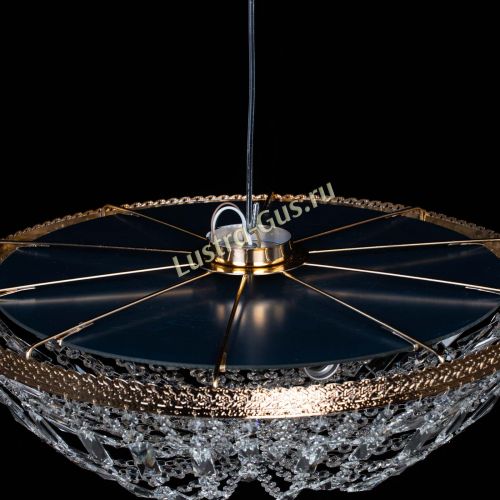 Люстра Милан Купол с пластинками №6 в Сочи Гусь Хрустальный