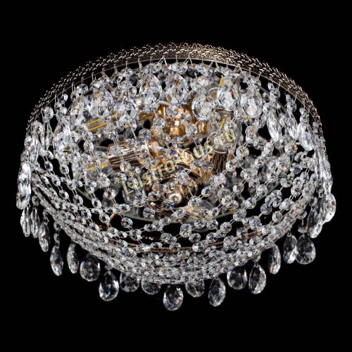 Люстра Милан Сетка с журавликами в Сочи Гусь Хрустальный