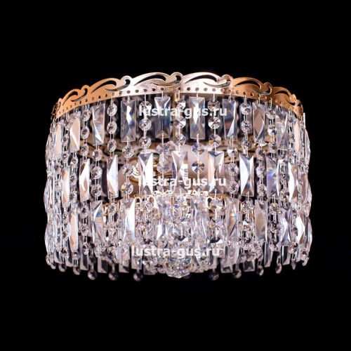 Люстра Анжелика 3 лампы + низ 3 в Сочи Гусь Хрустальный