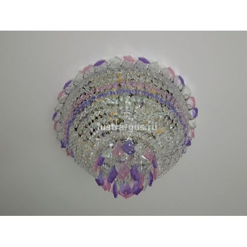 Люстра Катерина дубик цветная в Сочи Гусь Хрустальный