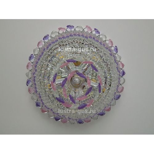 Люстра Катерина дубик цветная в Сочи Гусь Хрустальный