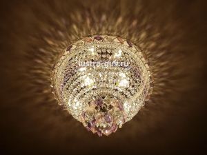 Люстра Катерина дубик цветная в Сочи отзыв и фото покупателя