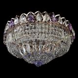 Люстра Кольцо Классика фиолетовая в Сочи