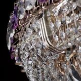 Люстра Кольцо Классика фиолетовая в Сочи